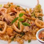 arroz con calamares peruano