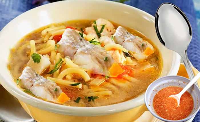 sopa de pescado peruano