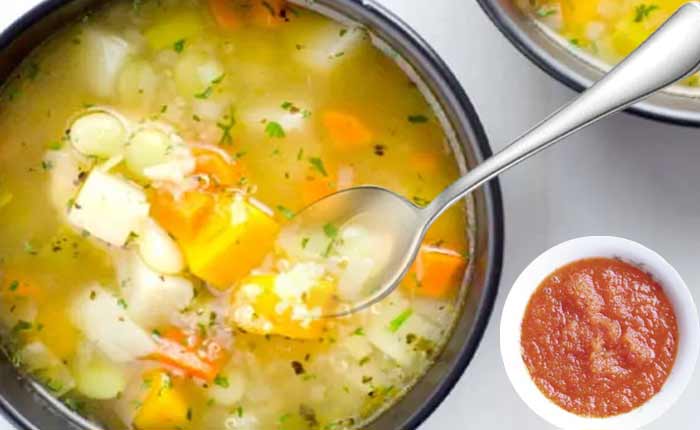 sopa de verduras casera
