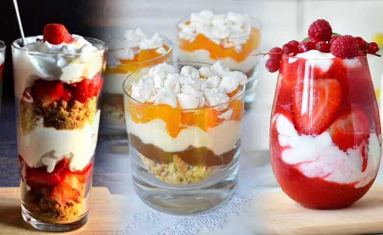 postres en vasos