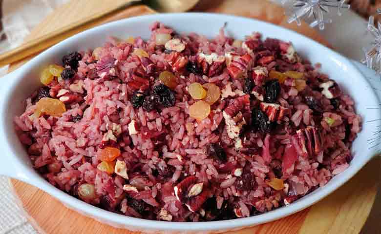 arroz morado