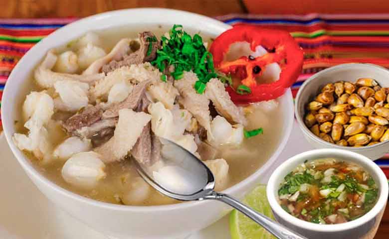 caldo de mote peruano
