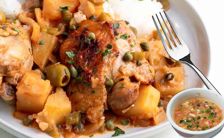 fricasé de pollo