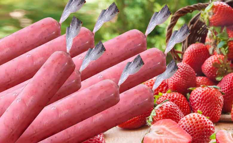 marcianos de fresa
