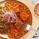sopa seca peruana