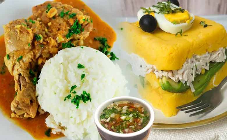 comidas con pollo peruano