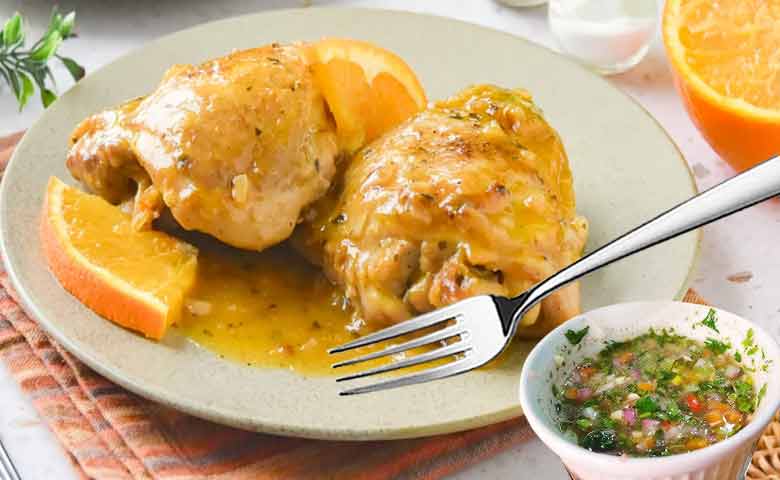 pollo a la naranja receta peruana
