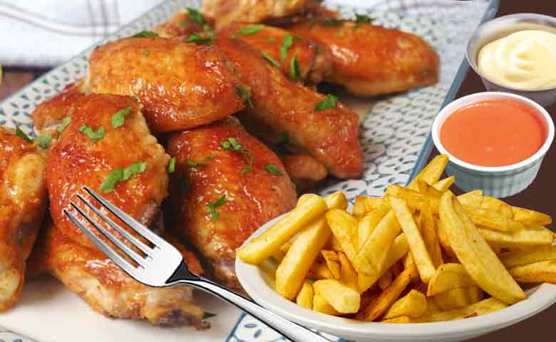 Alitas de Pollo al Horno.