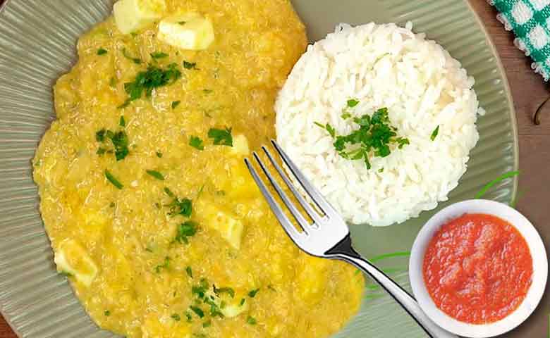 guiso de quinua con queso