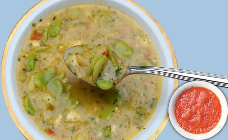 sopa de habas